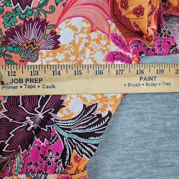 Loft By Ann Taylor Women's Floral Ruffle Hem V-neck Short Dress Size S NEW - Picture 6 of 9